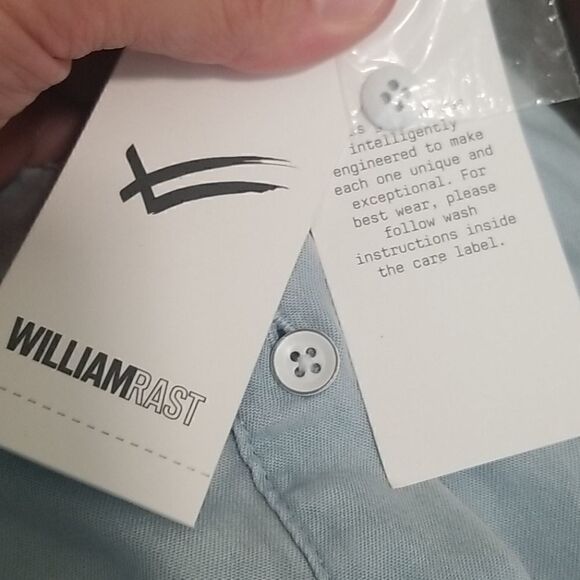 NWT WILLIAM RAST COLOR BLOCK SHIRT - Picture 3 of 5